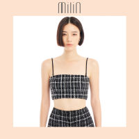 [MILIN] Tweed cropped tube top เสื้อเกาะอกผ้าทวีด /  Adapt Tube Top