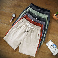 Cotton Short Pants Men Shorts Drawstring Shorts Sports Shorts Cropped Shorts with Back Pocket