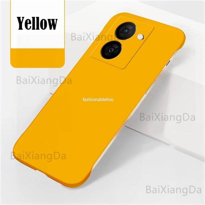 เคสสำหรับ-realme-10-pro-plus-10pro-10t-realme10-4g-5g-สี่มุมไร้กรอบบางเฉียบไร้กรอบบำรุงผิวรู้สึกเคสพีซีแบบหนาโทรศัพท์กรอบฝาหลังป้องกันเคสกันกระแทกมือถือ