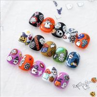 【hot sale】 ❖ B50 [CORAL SEA] Halloween Special Collection Nail Stickers Manicure Embossed Accessories Materials Wearable Nails