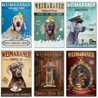 Funny Weimaraner Bath Soap Art Poster Metal Plaque Tin Sign for Farmhouse Home Bathroom Man Cave Vintage Art Wall Decor 8x12 In Pipe Fittings Accessor