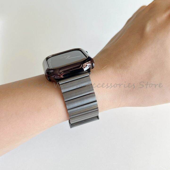 ready-stock-senior-business-metal-band-compatible-for-apple-watch-series-ultra-8-7-6-se-5-4-3-2-1-for-iwatch-size-49mm-45mm-41mm-44mm-40mm-42mm-38mm-smart-watch-wristband-accessories