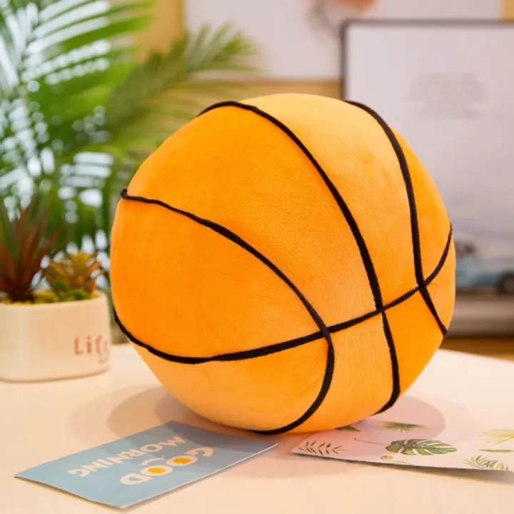 【YWCR】Simulation football, basketball plush toy, spherical doll, gift