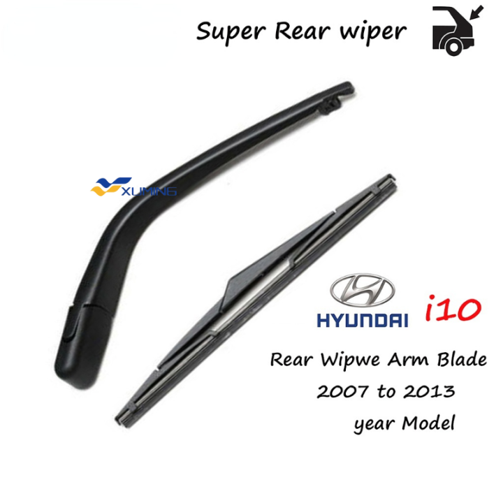 Xuming (Original) Hyundai Grand i10 Rear Wiper (Arm/Blade) Set for 2007
