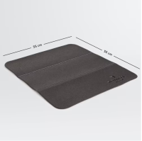 Protective Floor Mat For Fitness Material Size S,M,L (S=55x55cm.,M=70x110 cm.,L= 100x200 cm.) - black