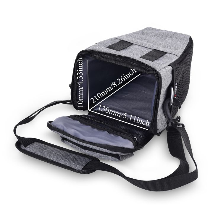wennew-กระเป๋าเคสใส่กล้องถุงสามเหลี่ยมดิจิตอล-dslr-สีเทาฝาครอบสำหรับ-nikon-d3500-d3400-d3300-d3200-d3100-d3000-d5000-d5100-d5200