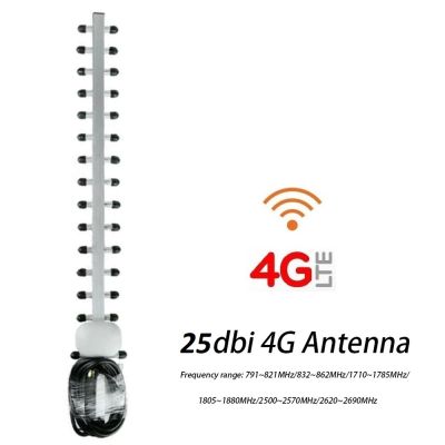 4G Antenna Outdoor 25Dbi High Gain Antenna Outdoor Yagi Antenna Directional Booster Amplifier