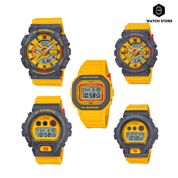 นาฬิกา G-SHOCK รุ่น DW-6900Y-9, GMD-S6900Y-9, DW-5610Y-9, GA-110Y