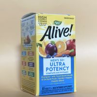 Spot Nature S Way Alive Men 50รายวันหนึ่งวิตามินชาย60เม็ด