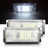 MotorPark 2Pcs Car License Plate Light Rear Tail Number Plate Lamp Lighting Assembly Error Free For BMW Series E46 3 4D 1998-2005