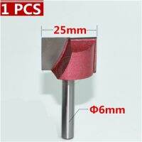 6มิลลิเมตร * 25มิลลิเมตร Cnc ทังสเตนเหล็กทำความสะอาดด้านล่างบิตเครื่องมือเครื่อง Cnc พีวีซี Mdf อะคริลิคาร์ไบด์ End Mill งานไม้แทรกเราเตอร์บิต