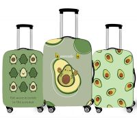 Funny Style Avocado Pattern Luggage Cover Anti-dust for Travelling Suitcase Cover 18-32 Inch Fashion Suitcase Protective Case