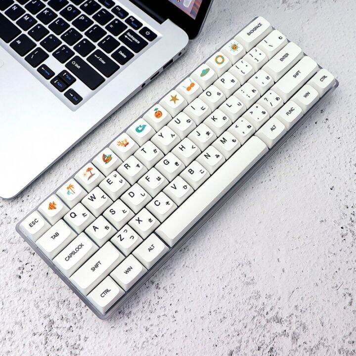 12-key-pbt-keycaps-xda-profile-สำหรับคีย์บอร์ดน่ารัก-keycap-sea-beach-theme-gaming-สำหรับ-key-caps-สำหรับ-mx-switches-d