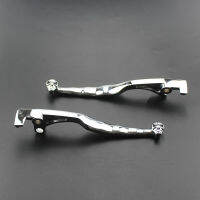 pair Skull Chrome Brake Clutch Lever for 1987-2010 Kawasaki Vulcan VN 1500 1600