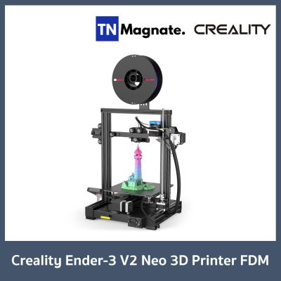 พร้อมส่ง [เครื่องพิมพ์ 3D] Creality Ender-3 V2 Neo 3D Printer FDM&nbsp;ระบบวัดระดับฐานอัตโนมัติ - ประกัน 1 ปี