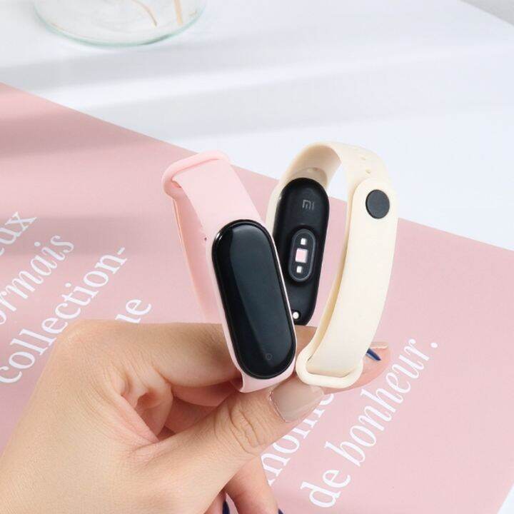 silicone-strap-for-xiaomi-mi-band-8-6-5-4-3-sport-wristband-bracelet-miband-3-4-band5-miband-7-strap-belt-smartwatch-accessories