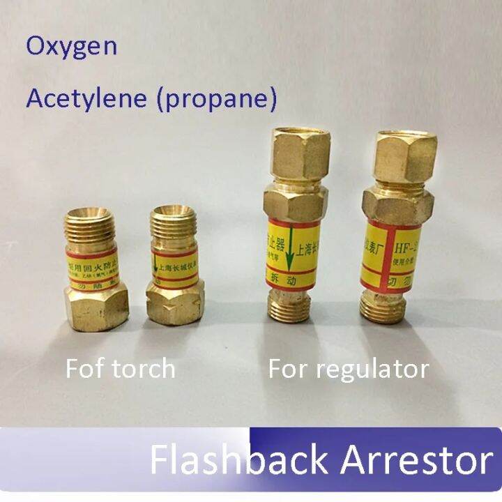 HF-2 Flashback Arrestor Oxygen Acetylene Propane Check Valve Flame ...