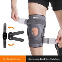 hjk❏  1pcs Hinged Knee Brace Support Gel Patella Guard Protector with Side Stabilizer Meniscus Tear Arthritis