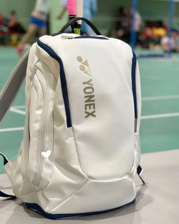 2023-yonex-badminton-racket-backpack-for-women-men-match-training-waterproof-artificial-leather-sports-bag