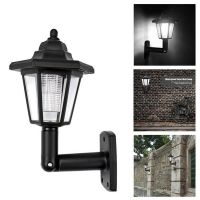 Solar Hexagonal Lamp LED Wall Light White Path Mount Garden Lamp Way Outdoor Solar LED Lamp