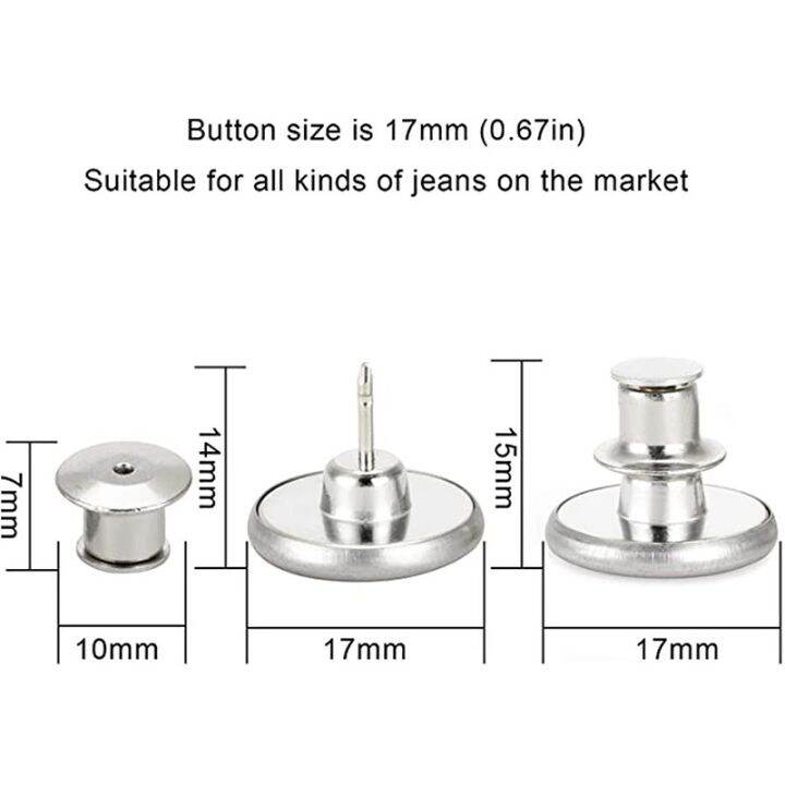 กระดุมโลหะ-ถอดออกได้-ปรับได้-4-ชิ้น-หัวเข็มขัดกางเกงยีน-ยืดหดได้-ไร้รอยต่อ-อุปกรณ์ตกแต่งเสื้อผ้า-diy