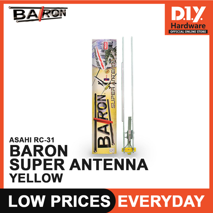 Baron Super Antenna Yellow for Televisions (Citywide) Lazada PH