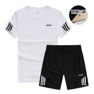 spot-hot-summer-sports-set-men-leisure-run-short-sleeve-t-mens-sportswear-trainin