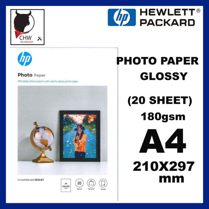HP PHOTO PAPER A4 20 SHEETS Lazada