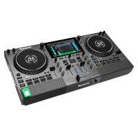 Numark Mixstream Pro Go - Standalone DJ คอนโทรลเลอร์พร้อมแบตเตอรี่,ดีเจมิกเซอร์,ลำโพง,Amazon Music ไม่จำกัด,WiFi,หน้าจอสัมผัส,ทำงานร่วมกับ Serato DJ