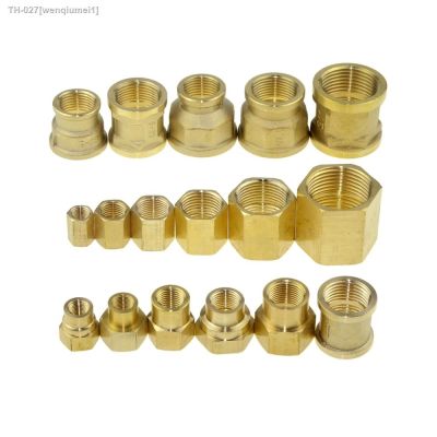 ☬ Brass Hex Reducer Pipe Fitting 1/8 1/4 3/8 1/2 3/4 F to F Thread Copper Adapter Equal Coupler Connector Water Gas Plumbing Joint
