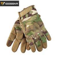 IDOGEAR Tactical Gloves Motorbike Gloves Touch Screen Full Finger Men Gloves Outdoor Climbing Riding Camo 6610