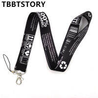 ป้ายเตือนศัพท์มือถือสายรัด Cool Lanyards พวงกุญแจสำหรับคีย์ ID Card Badge ผู้ถือ Keycord Keyring อุปกรณ์เสริม DIY Hang Rope ！