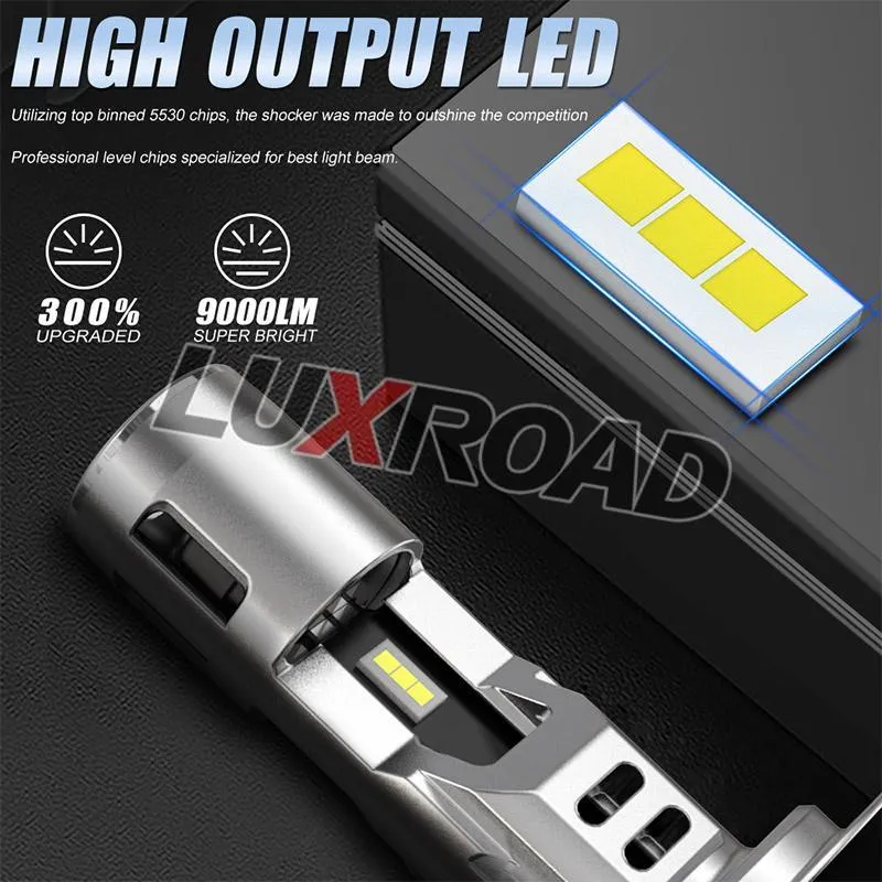 2pcs Universal Auto D1s D2s D3s D4s Led 6000k Car Headlights Bulbs 110w  High Quality Bright Lights Lamps 11000lm Luces Led Coche