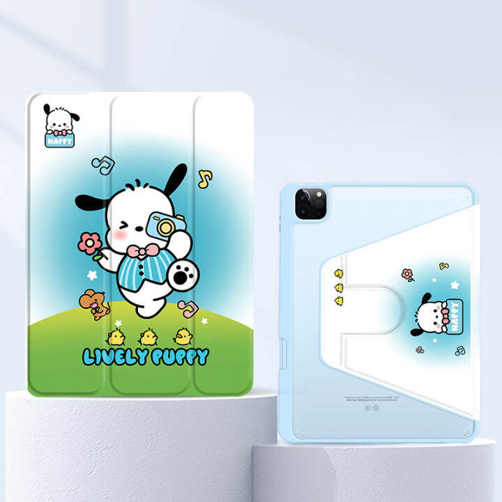 for-เคสไอเเพด-gen10-เคส-air4-air5-10-9-gen7-gen8-gen9-10-2-pro11-360-หมุนตั้ง-นอนได้-เคสหนังอะคริลิคใส-พร้อมถาดใส่ปากกา-ส่งจากไทย