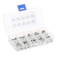 TDigitals 100Pcs 5X20มม.ฟิวส์หลอดแก้ว Assorted Kit Amp 0.2A 0.5A 1A 2A 3A 5A 8A 10A 15A 20A