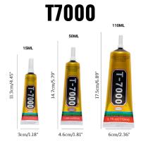 15ML 50ML 110ML T7000 Black Contact Adhesive LCD Display Frame Smart Phone Screen Bonding T-7000 Glass Repair Glue  by Hs2023