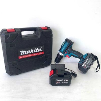 Makita สว่านไร้สาย 3 ระบบ 279V แถมฟรี แบตเตอรี่ขนาดใหญ่ Lithuim Li-ion  2 ก้อน