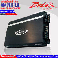 สุดยอดเพาเวอร์แอมป์ 4 Ch Class AB 800 WATTS BOSTWICK รุ่น BOS-MA800.4เพาเวอร์แอมป์ติดรถ เครื่องเสียงรถยนต์ ของแท้