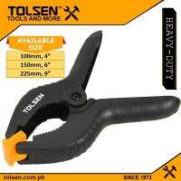 แคลมป์สปริงไนลอนสำหรับงานหนักของ TOLSEN (4 "| 6" | 9 ") ซอฟท์ขากรรไกร