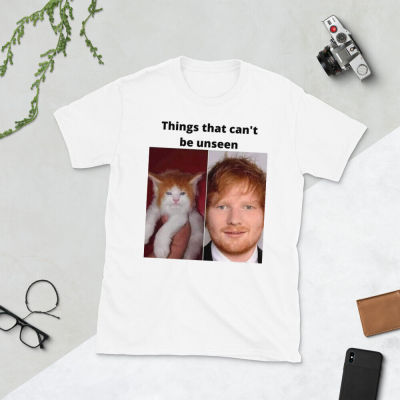 Music Artist Tshirt Ed And His Cat Things That Cant Be Unseen