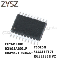 1PCS TSSOP20-LTC3414EFE ICS623AG02LF MCP4431-104E/ST T6020N SC441TETRT ISL83386EIVZ Electronic components