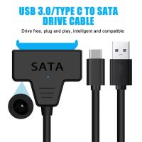 USB 3.0 / Type C To SATA Cable Adapter Support 2.5 3.5 Inch External HDD SSD Hard Drive Cable With LED Indicator