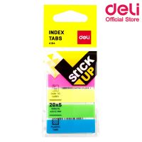 Deli A10402 Sticky Note เทปอินเด็กซ์ (5สี)  5x20  ขนาด44x12mm