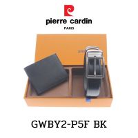 Pierre Cardin (ปีร์แอร์ การ์แดง)ชุดของขวัญ กระเป๋าธนบัตร+เข็มขัดหัวเข็ม Pierre Cardin Giftset wallet belt รุ่น GWBY2-P5F พร้อมส่ง ราคาพิเศษ