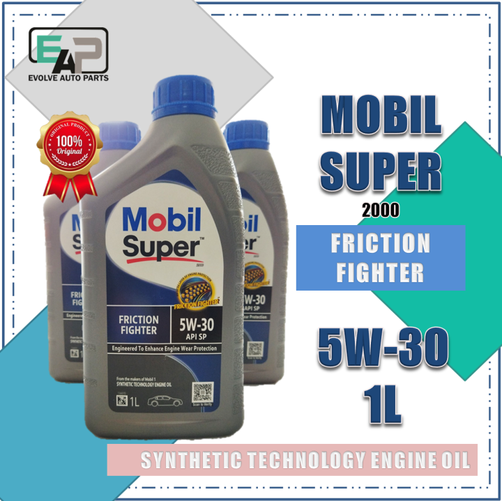 MOBIL SUPER 2000 5W-30 1Liter - ORIGINAL | Lazada