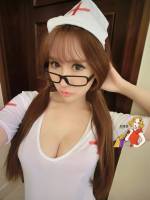 Sexy lingerie sexy nurse clothes exposed breasts hanging neck cosplay uniforms -SQ10