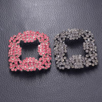 2pcs 5cm butterfly clip Rhinestones buckles for women shoes crystal buckle for belt decoration black diamond metal sewing patch