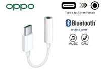 OPPO JACK TO 3.5MM HEADPHONE แจ๊คแปลงหูฟัง OPPO TYPE-C TO 3.5MM ของแท้ OPPO R17pro Findx Reno R17, F19 FIND-X​ RENO​ .