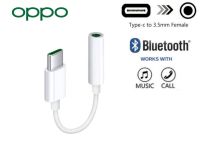 JACK​ TO​ 3.5MM​ HEADPHONE ยี่ห้อ OPPO​ ​แจ๊คแปลงหูฟัง​ OPPO TYPE-C​ TO​ 3.5MM​ ของแท้ศูนย์​ออปโป