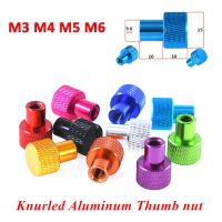 1-5pcs M3 M4 M5 M6 berwarna aluminium rangka buta tangan mengencangkan mur flens langkah mur ibu jari Anodized anti-korosi